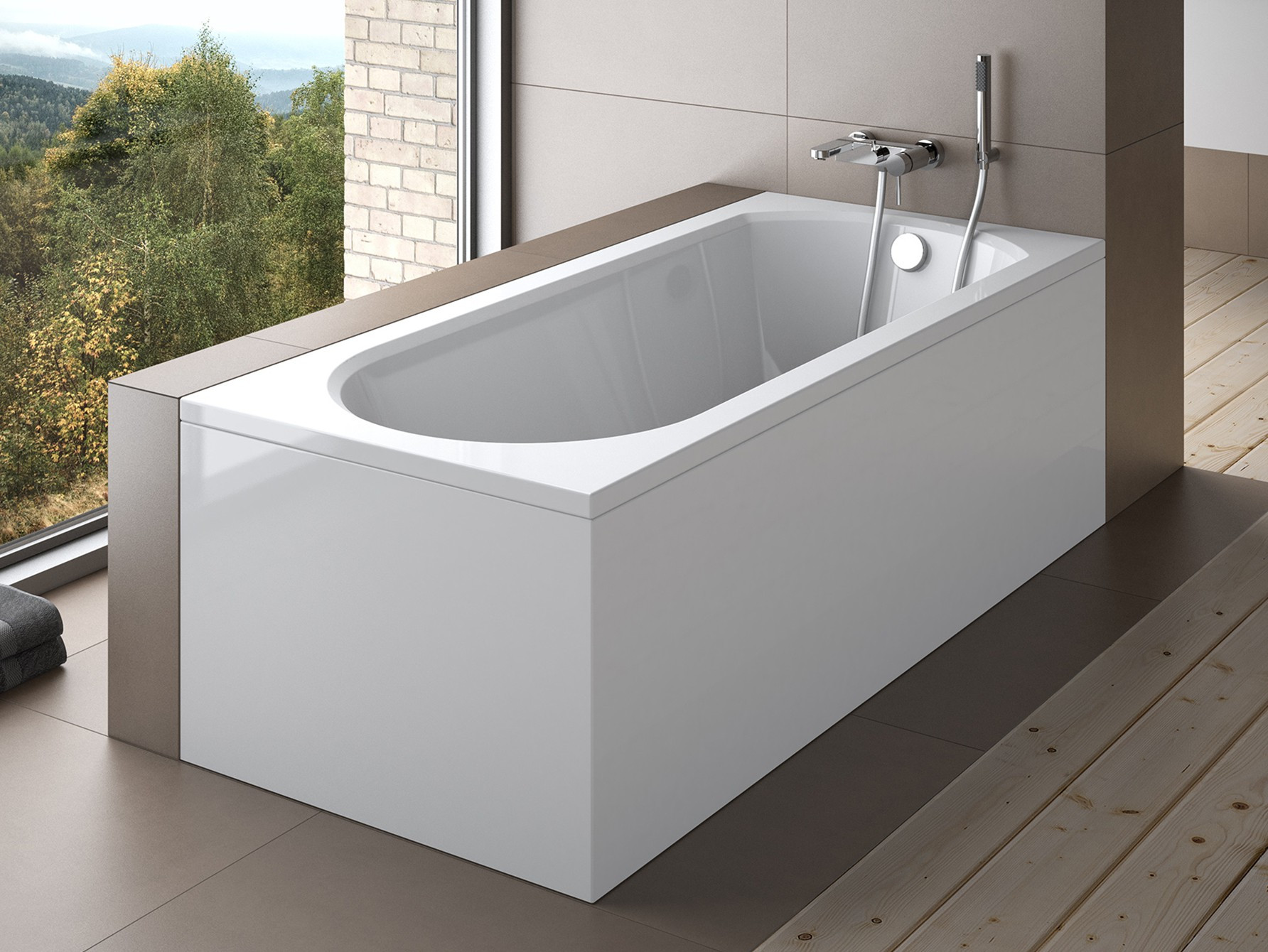 Baignoire TRINITA- baignoire design - mobilier salle de bain design