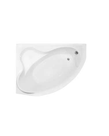 Baignoire d'angle DELFINA gauche avec tablier