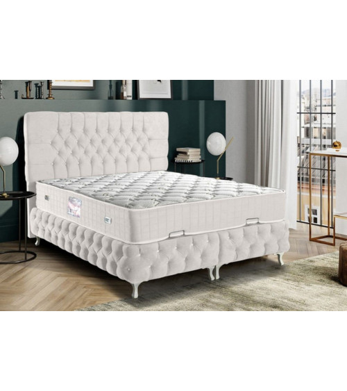 Cama cofre CAPPY antracita en varios tamaños