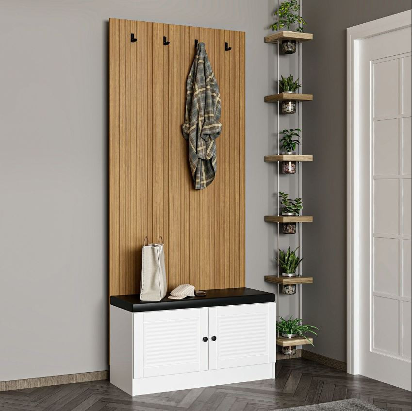 Mueble de entrada 2025 seina armario perchero zapatero