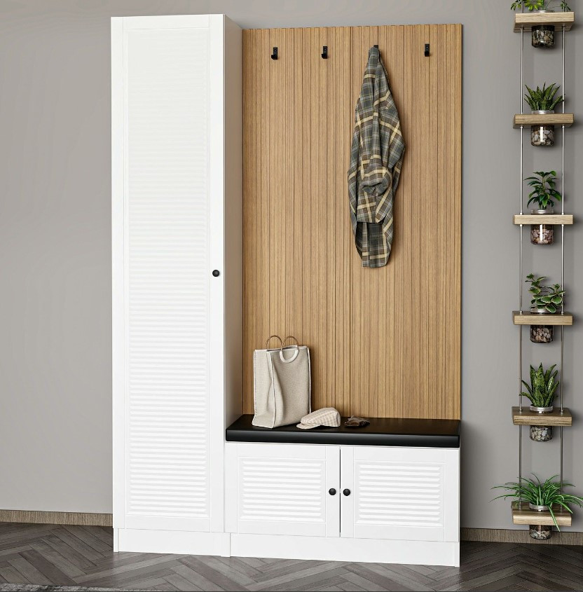 Armario 4 Puertas Abatibles Blanco 180 Cm(alto)160 Cm(ancho)50 Cm