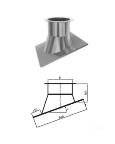 Kit conduit cheminée simple paroi de 12 m Ø 130/160/180/200 mm