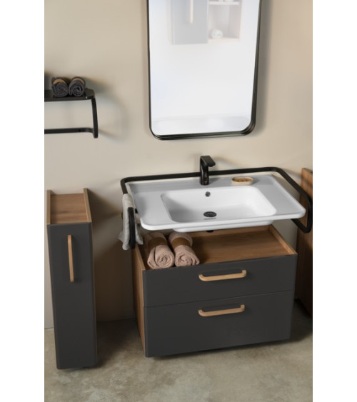 Muebles de baño: Roma 80 cm incluye encimera y espejo
