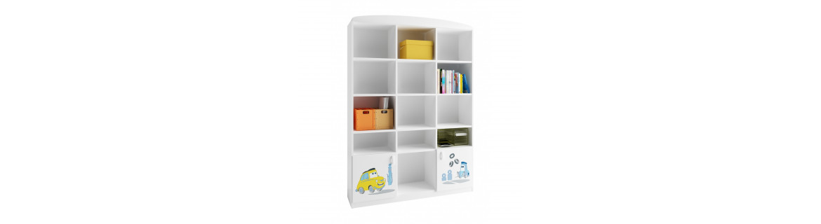 Librerías y muebles organizadores para niños