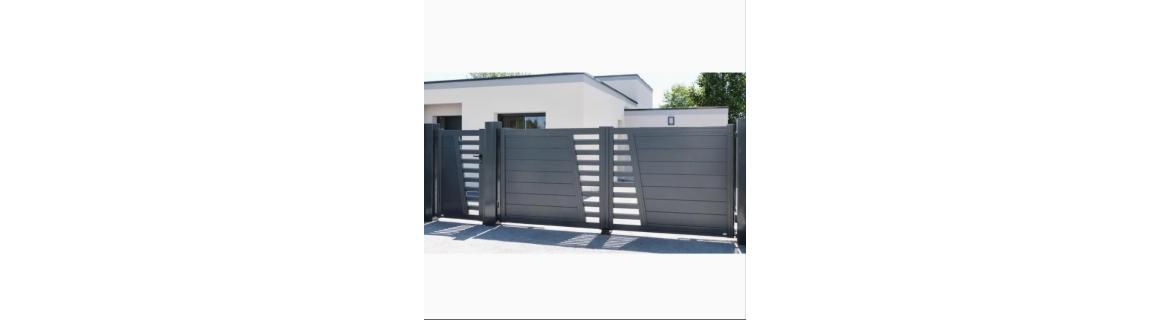 Portail 2 vantaux aluminium